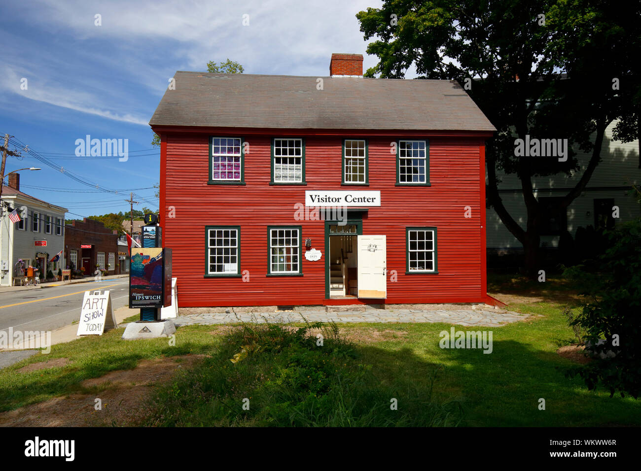 HallHaskell House and Visitor Center, 36 South Main Street, Ipswich