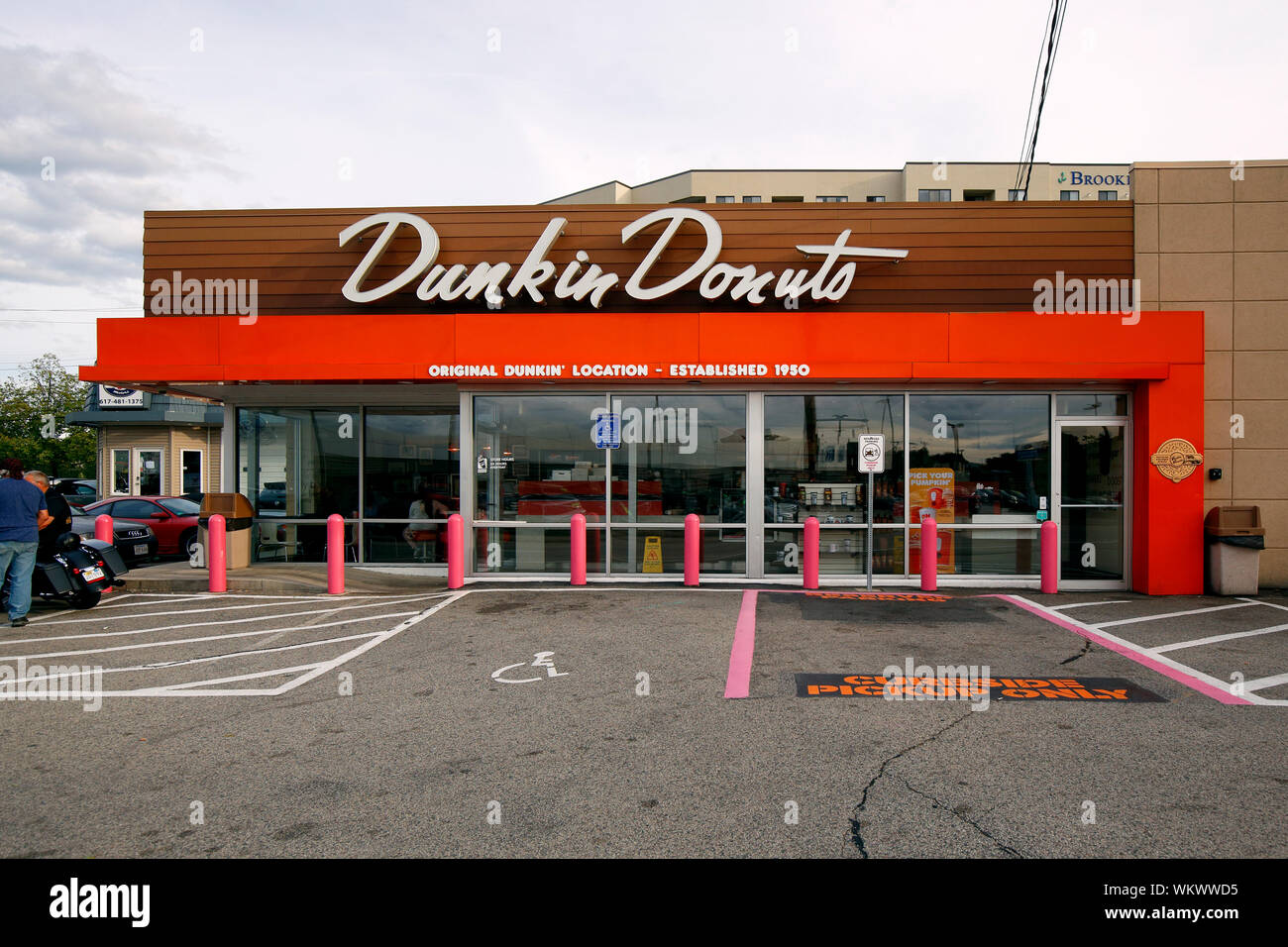 The original Dunkin Donuts, 543 Southern Artery, Quincy, MA Stock Photo