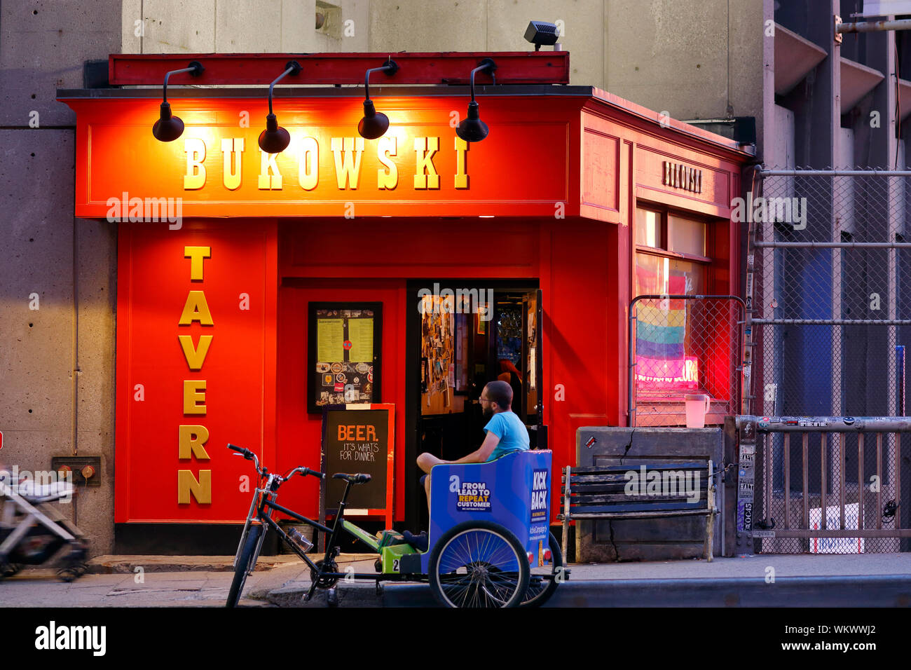 Bukowski Tavern, 50 Dalton Street, Boston, MA Stock Photo