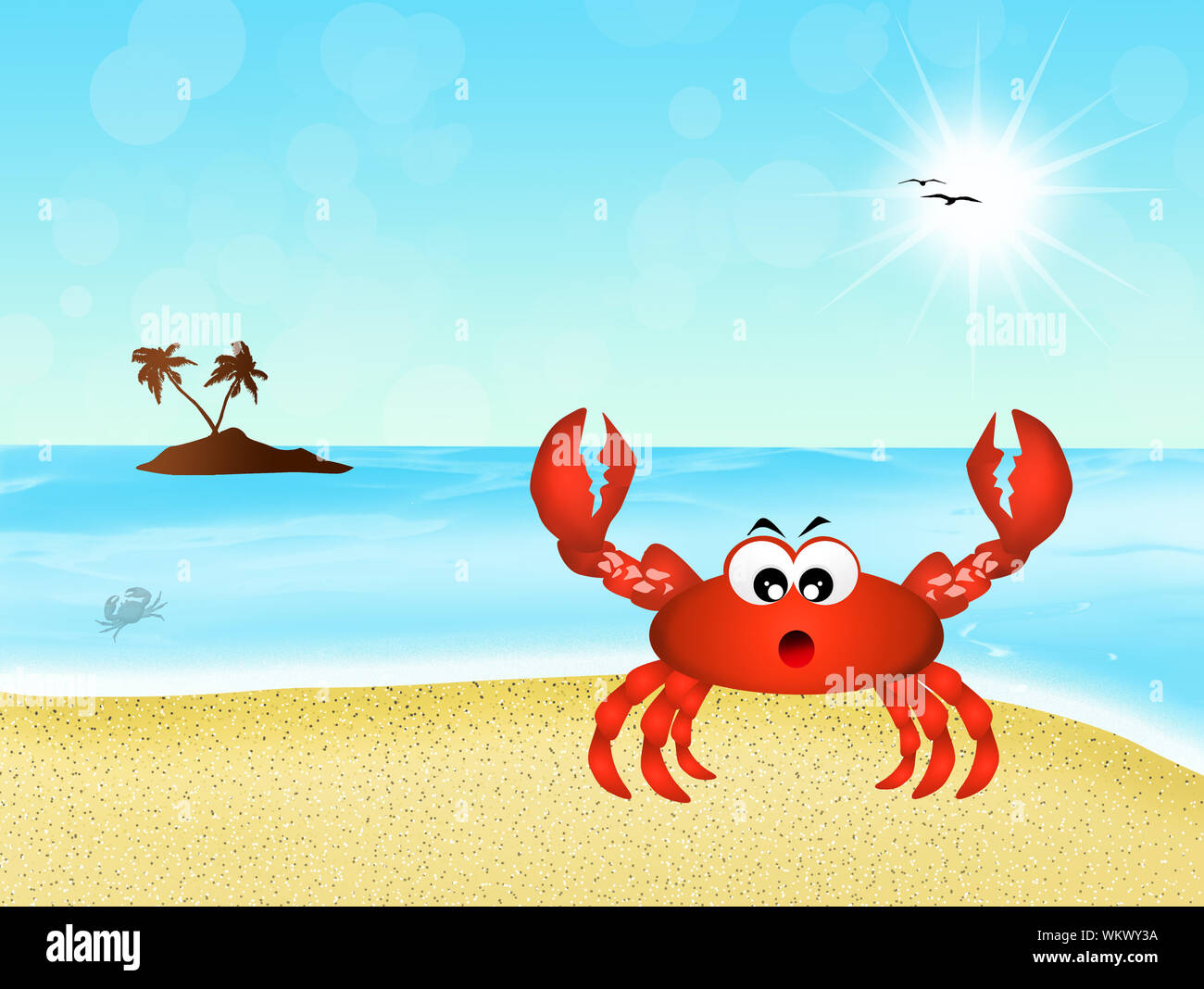 Funny crab hi-res stock photography and images - Alamy