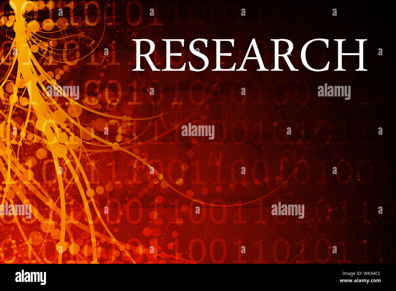 Research Abstract Background in Red and Black Stock Photo - Alamy