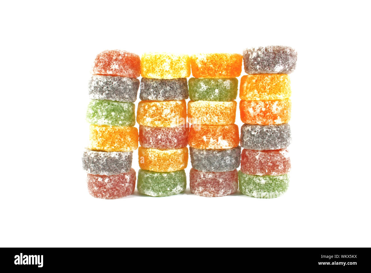 Candy Chew Fruit Drops Stock Photo