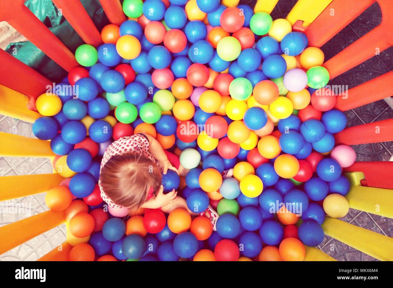baby girl ball pool