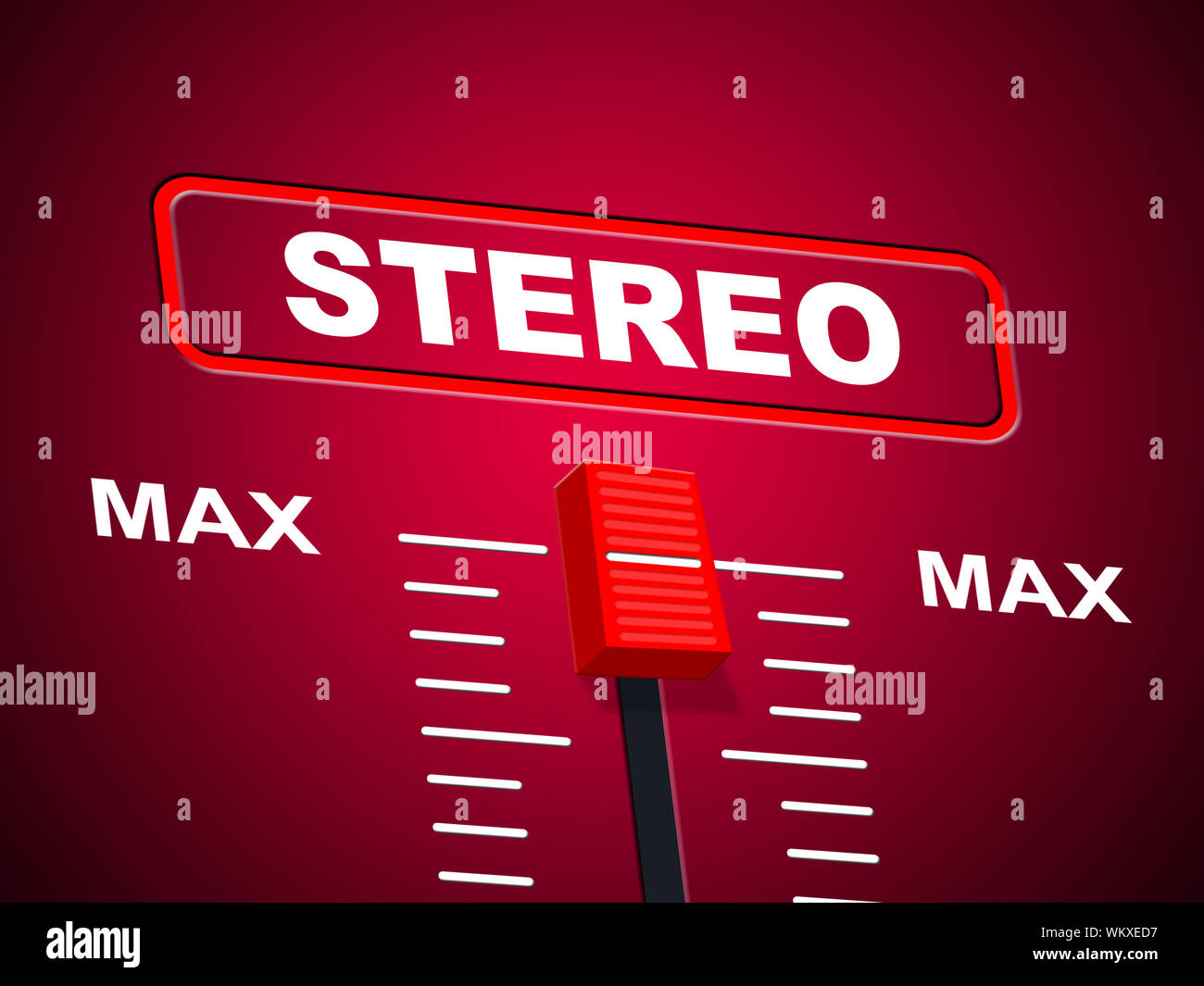 Stereo Music Indicating Hi Fi And Melody Stock Photo Alamy