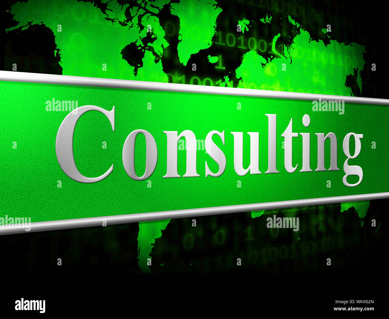 Consulting Consult Representing Turn To And Advice Stock Photo - Alamy