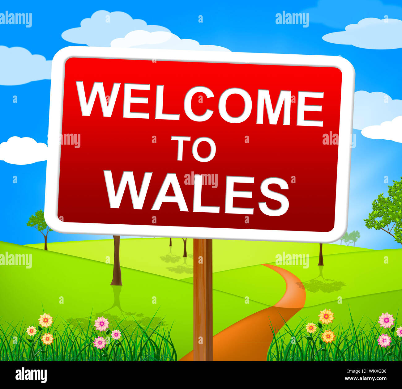 Welcome To Wales High Resolution Stock Photography and Images - Alamy