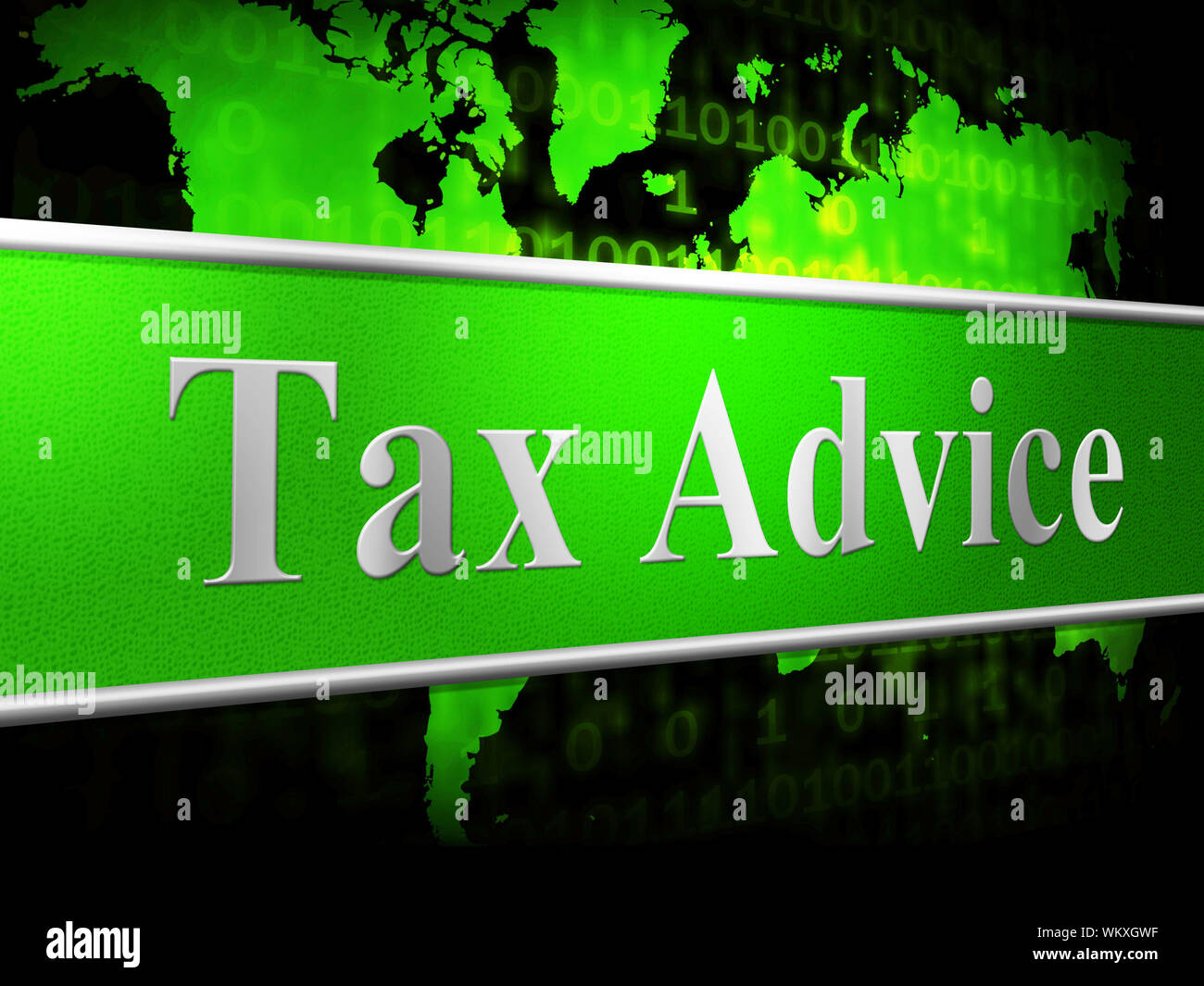 Tax Advice Representing Taxpayer Helped And Counselling Stock Photo