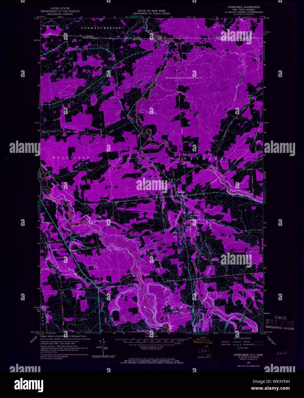 New York NY Constable 137702 1964 24000 Inverted Restoration Stock