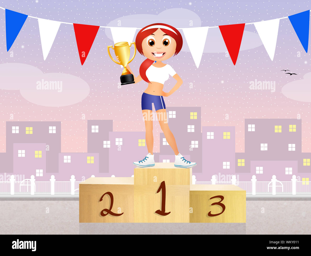 Girl At Podium High Resolution Stock Photography and Images - Alamy