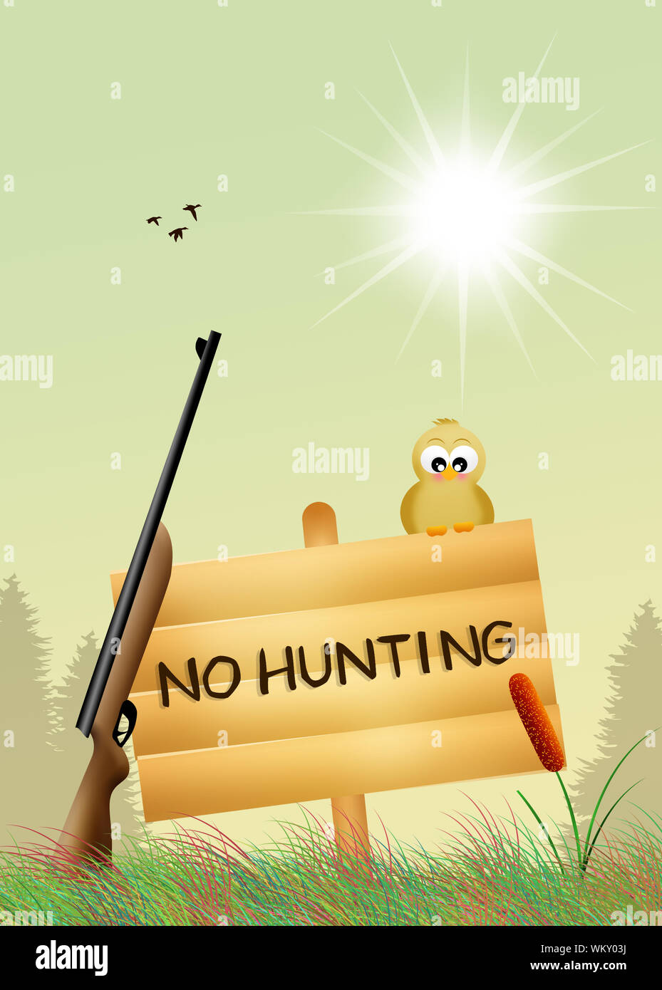 hunting ban Stock Photo Alamy