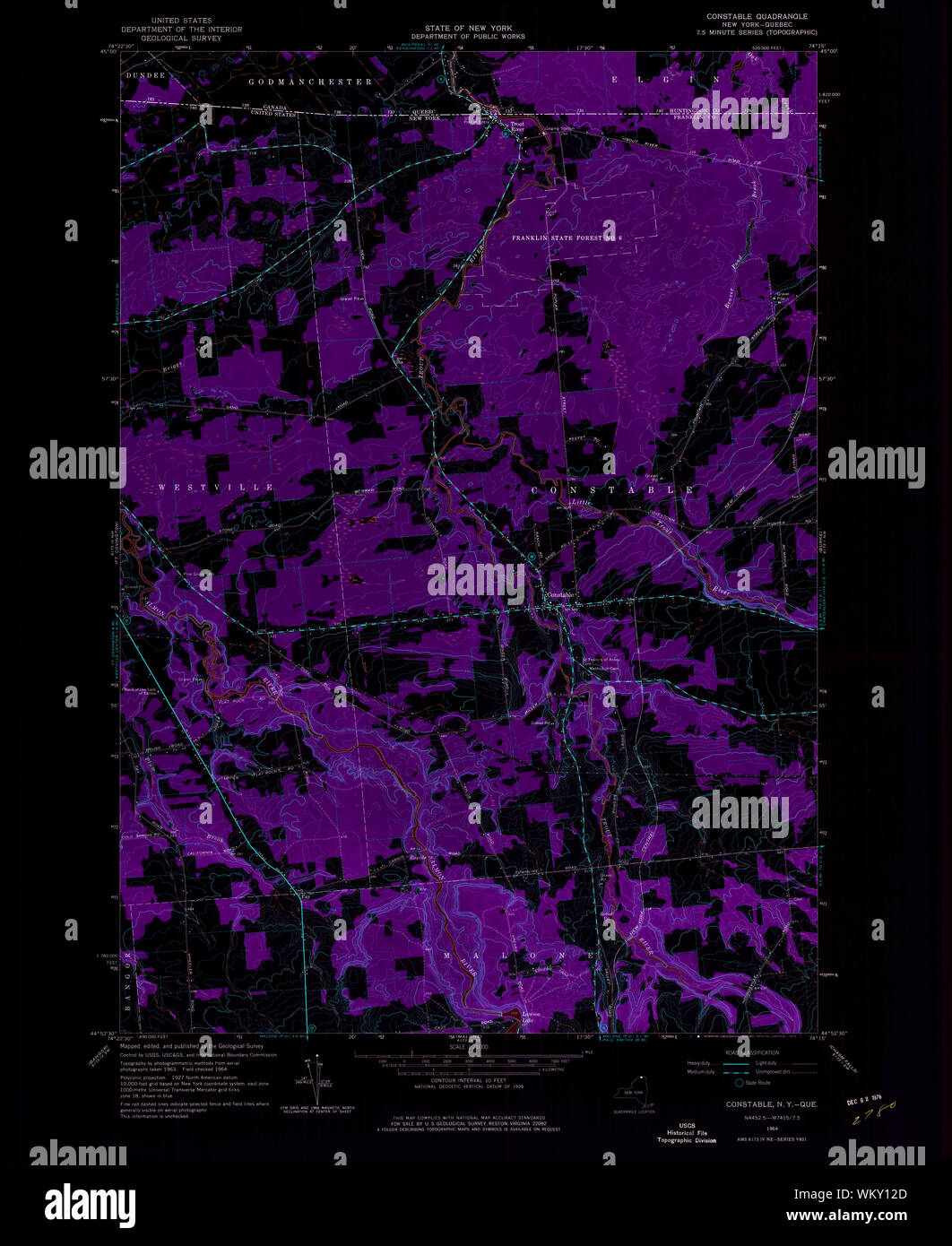 New York NY Constable 137703 1964 24000 Inverted Restoration Stock