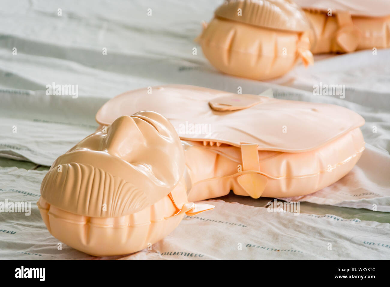Closeup Of Cpr Dummy Stock Photo Alamy