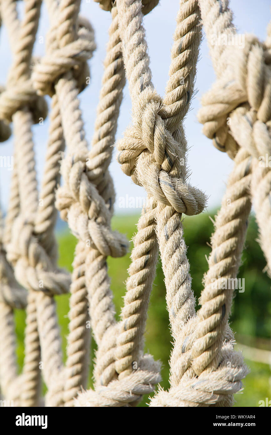 Scaly Rope Ropes playground hi-res stock photography and images - Alamy