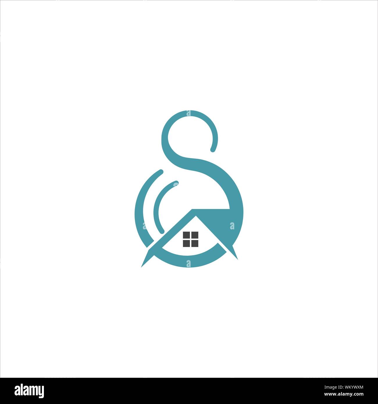 CS and SC creative initial based letter icon logo vector designs Stock Vector