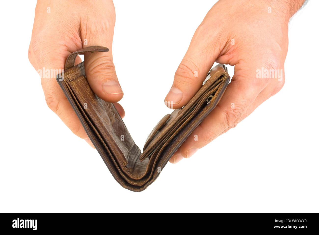 Purse isolated on a white background Stock Photo - Alamy