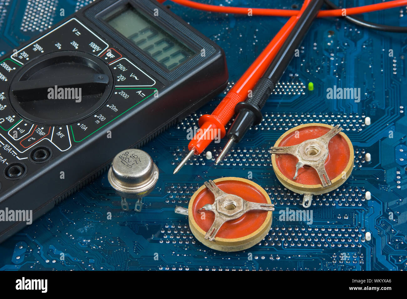 Laid out components hi-res stock photography and images - Alamy