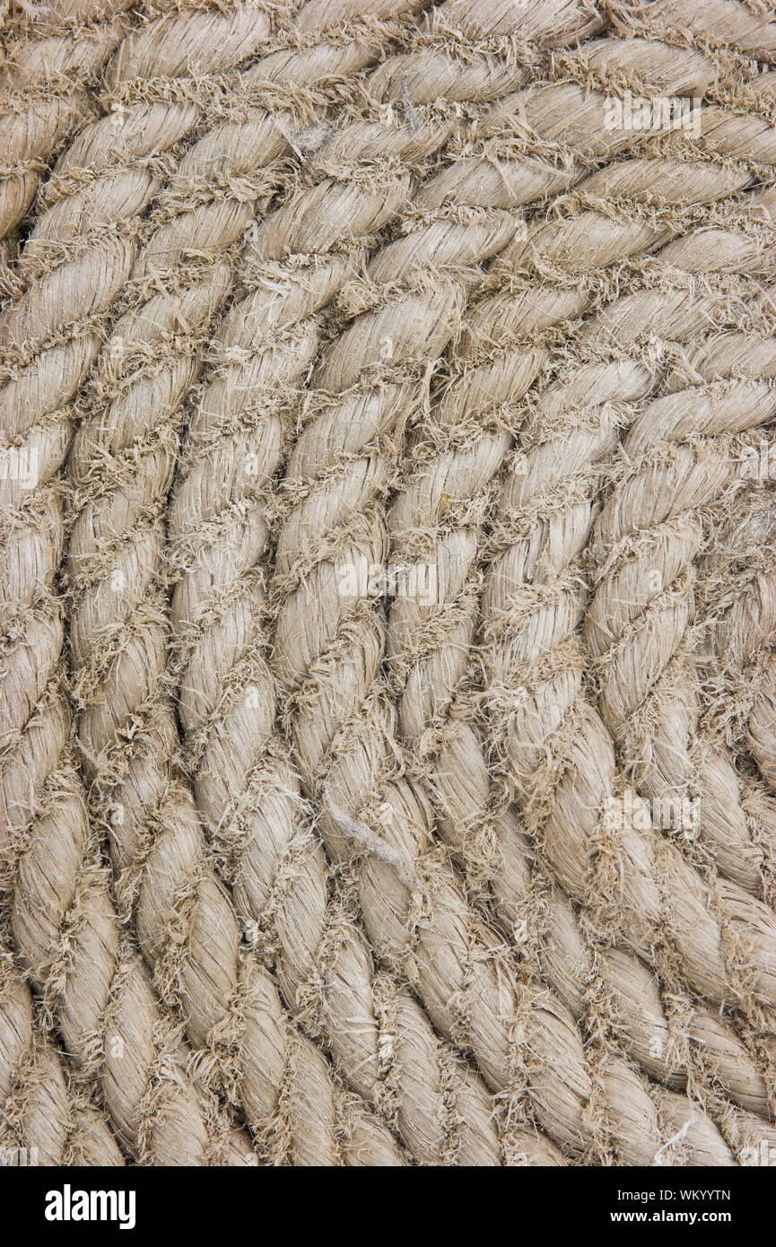 The texture of the old rope Stock Photo - Alamy