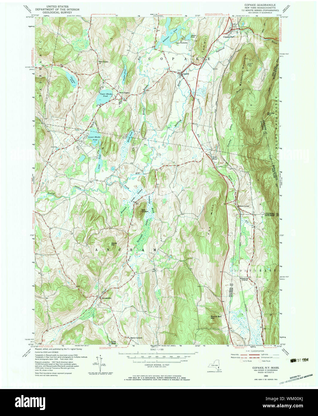 New York NY Copake 137712 1953 24000 Restoration Stock Photo Alamy