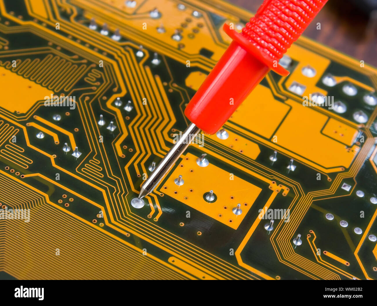 Radio components laid out on the electronic circuit Stock Photo - Alamy
