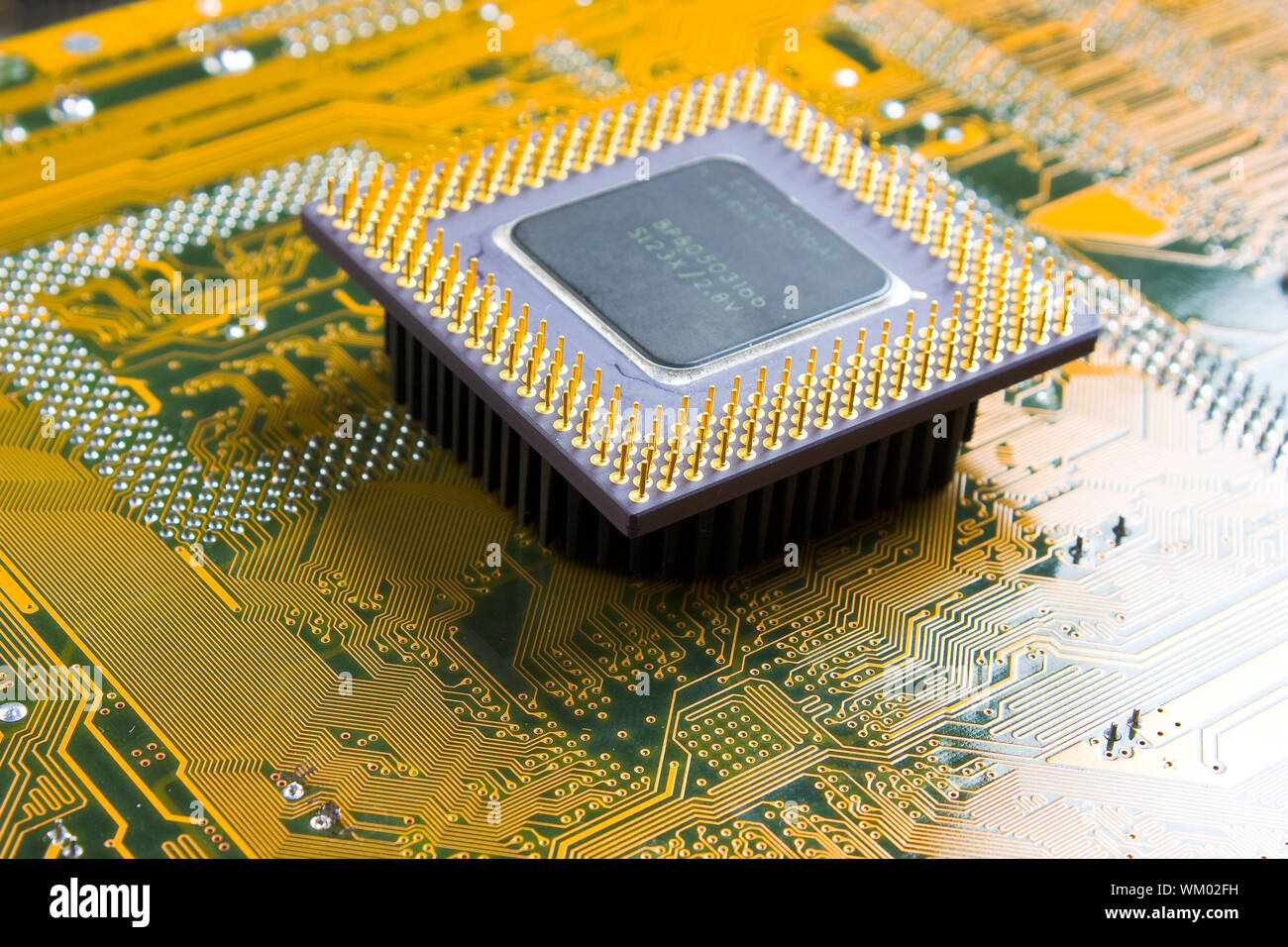 Radio components laid out on the electronic circuit Stock Photo - Alamy