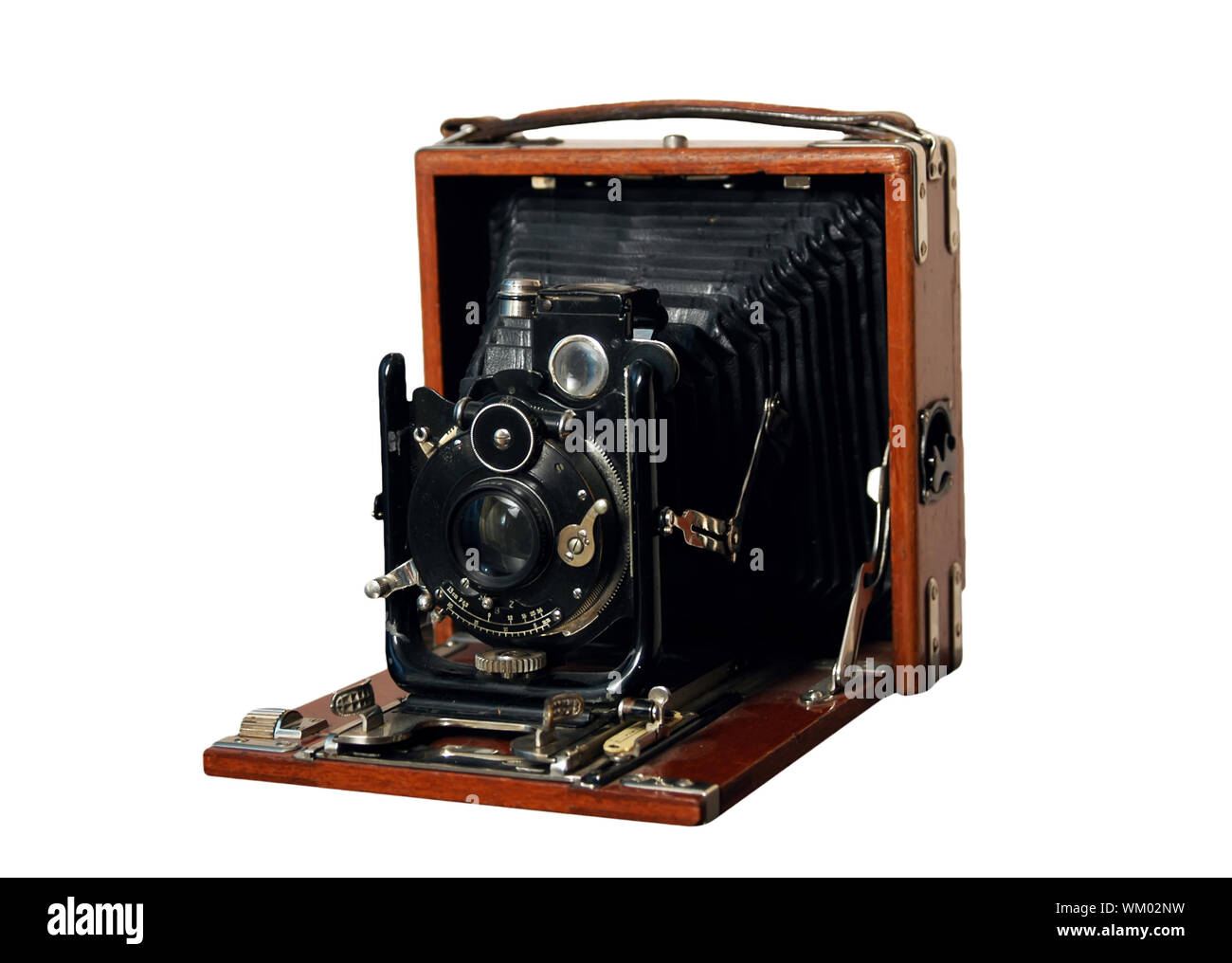old camera Isolated on white background Stock Photo - Alamy