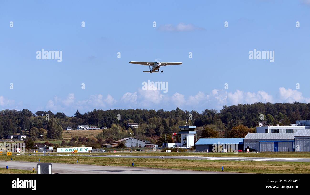 Langley Regional Airport British Columbia Canada Stock Photo