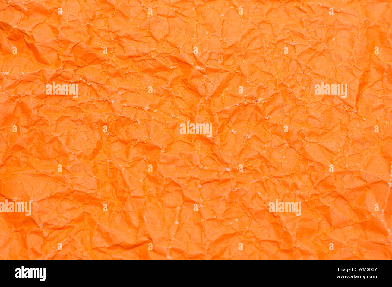 texture of wrinkled orange paper Stock Photo - Alamy