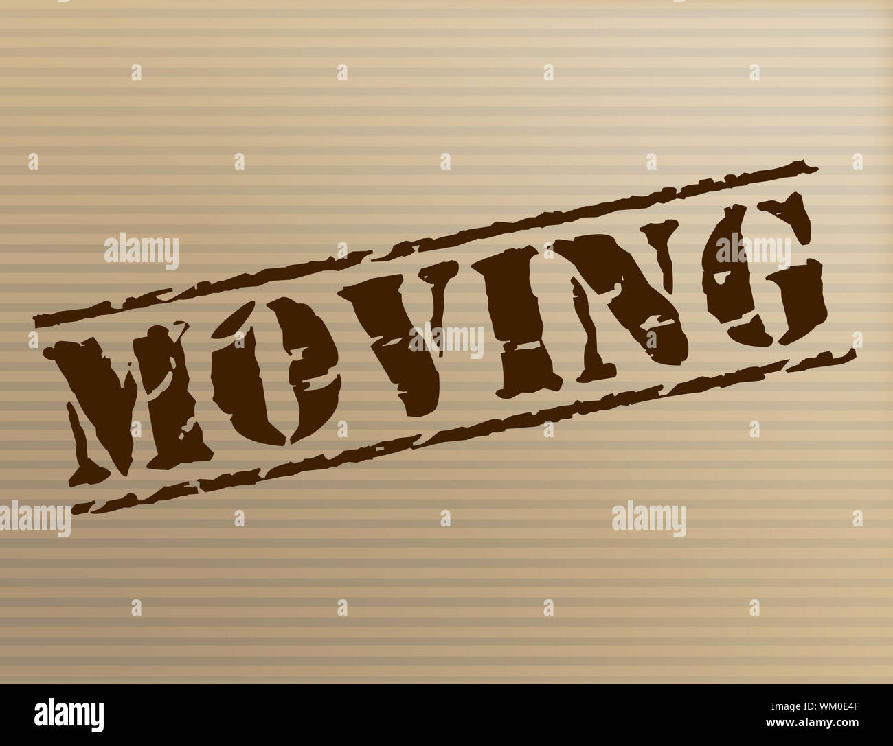 Moving House Meaning Change Of Address And Relocate Stock Photo Alamy