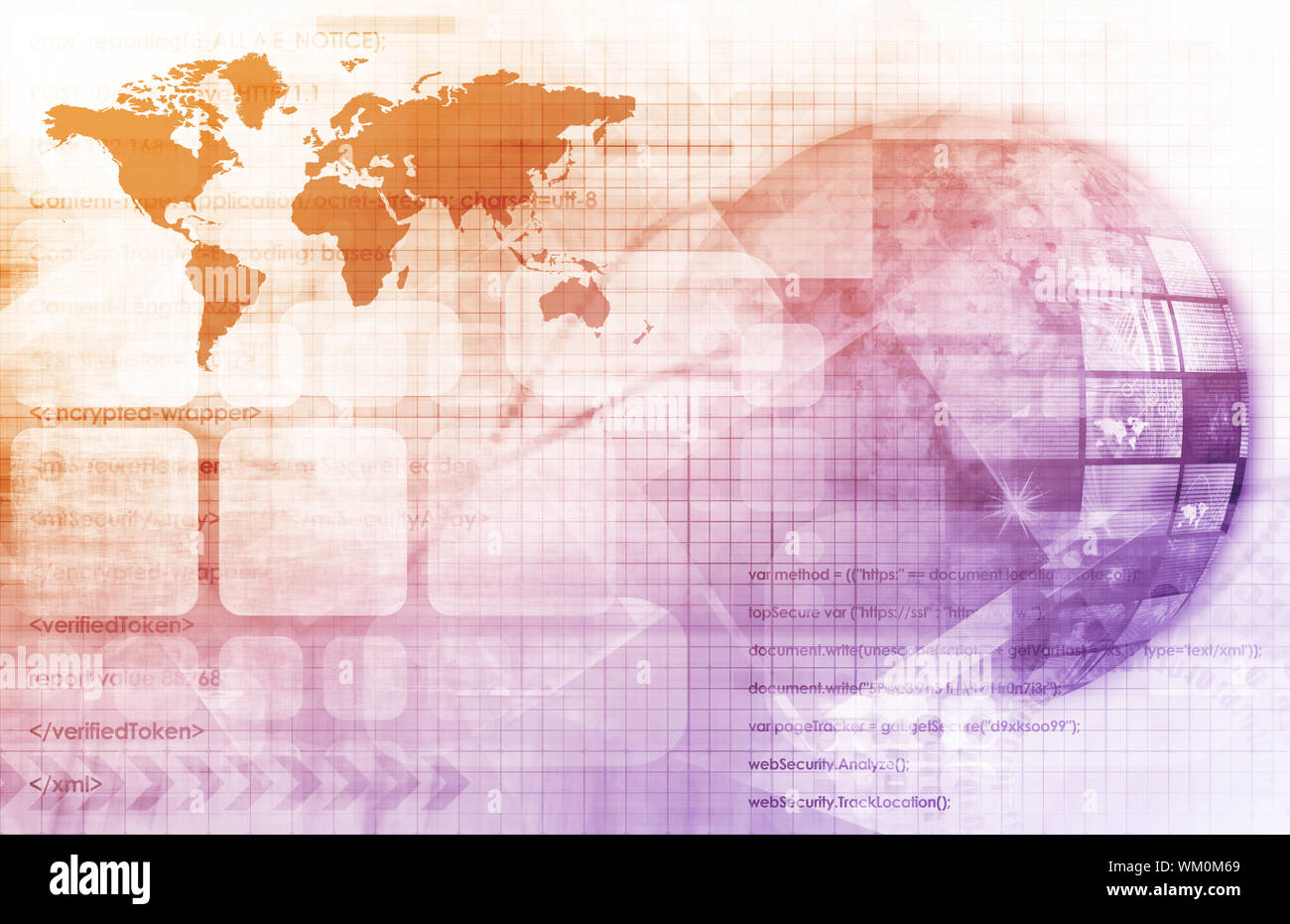 Data Connectivity and Database Management System as Art Stock Photo