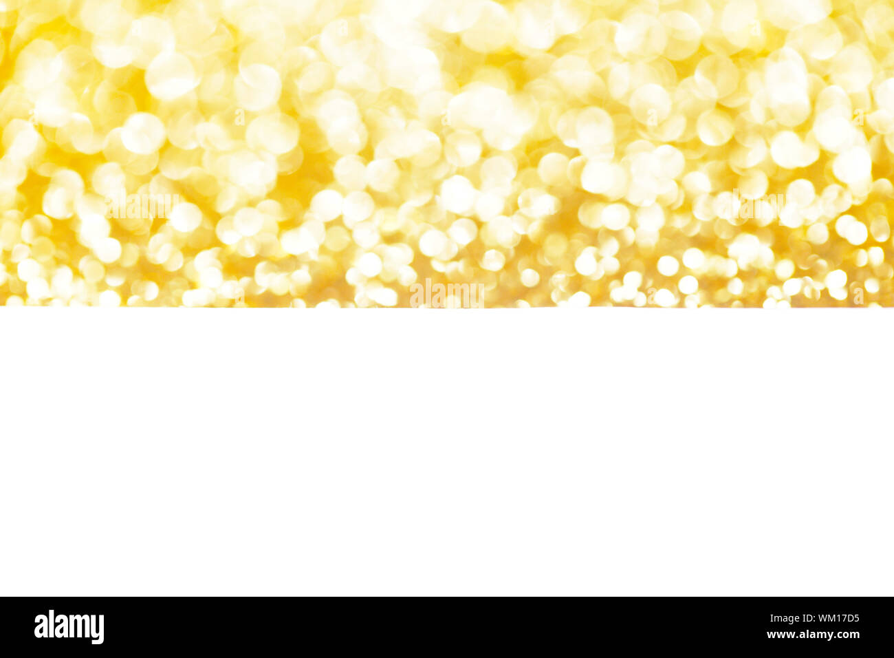 Shiny abstract golden defocused glitter background Stock Photo - Alamy