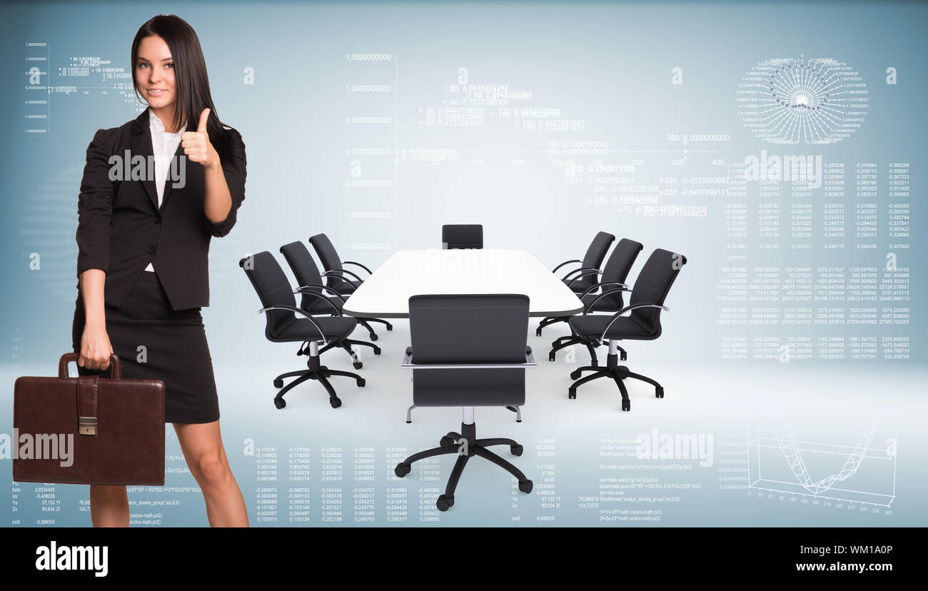 briefcase table and chair