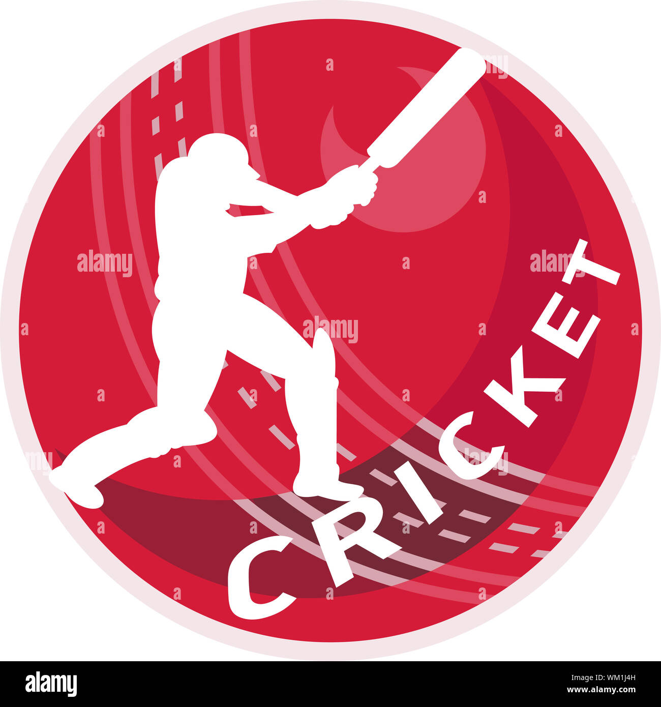 Cricket Batsman Batting Ball Royalty-Free Stock Image - Storyblocks