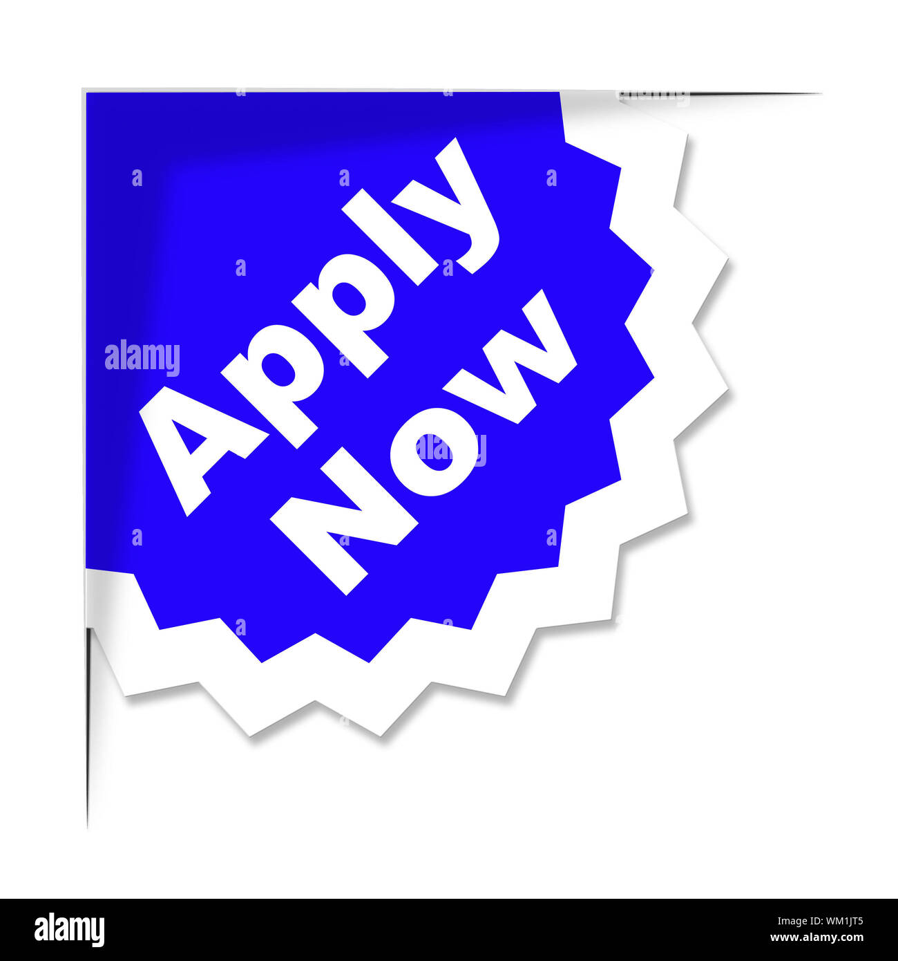 Apply Now Representing At The Moment And At This Time Stock Photo