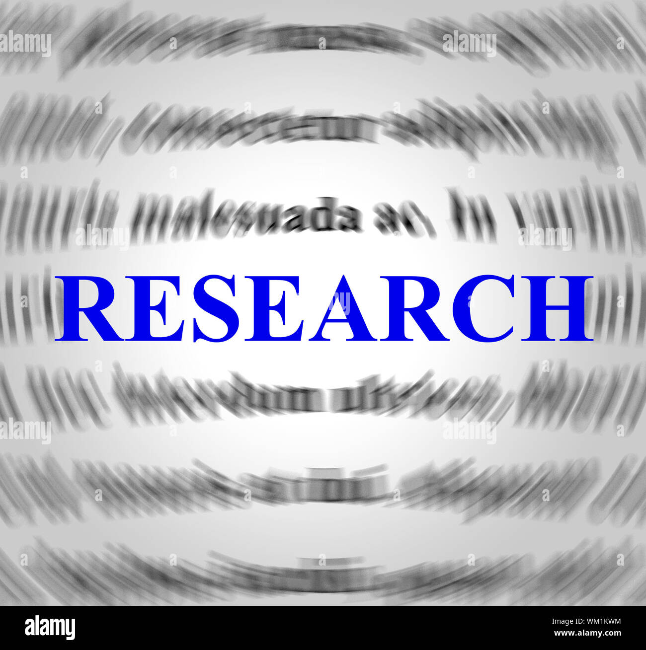 Research Definition Meaning Gathering Data And Researcher Stock Photo ...