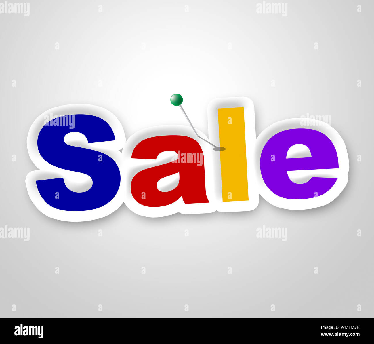 Sale Sign Showing Promo Clearance And Closeout Stock Photo - Alamy