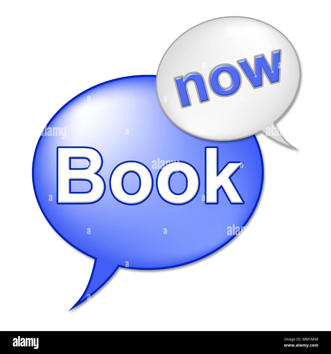 Book Now Message Representing At This Time And Reserve Stock Photo