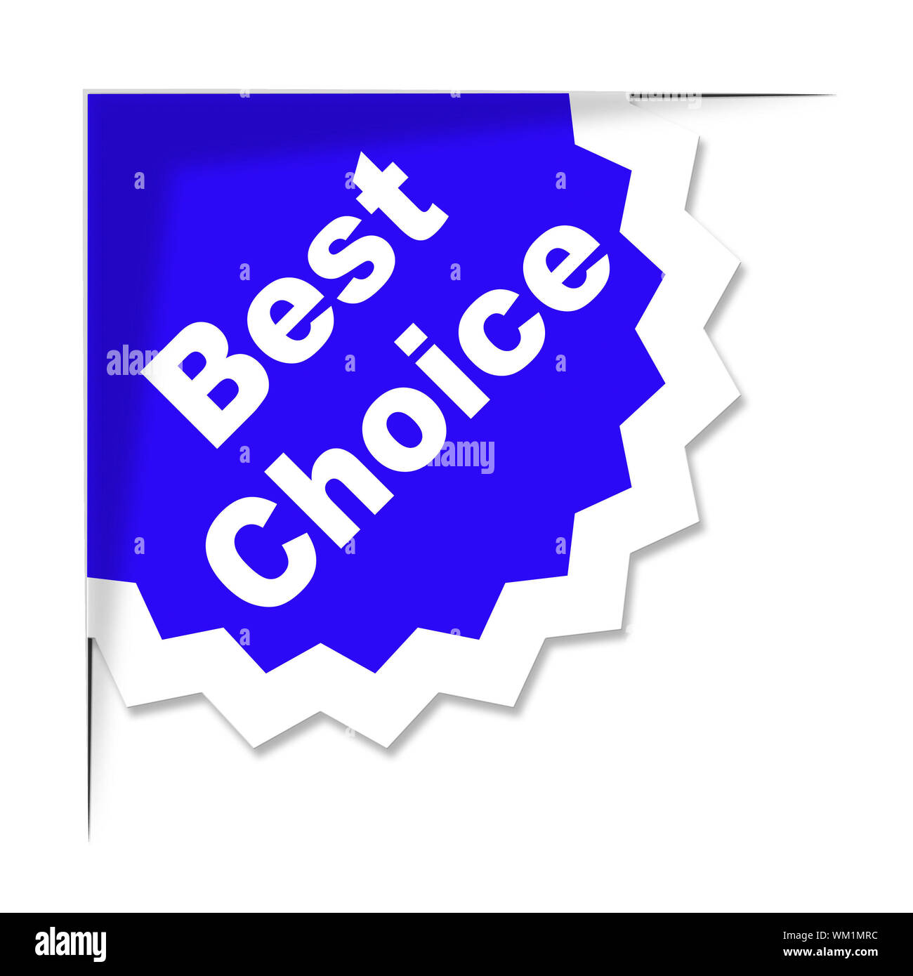 Best Choice Showing Number One And Ideal Stock Photo