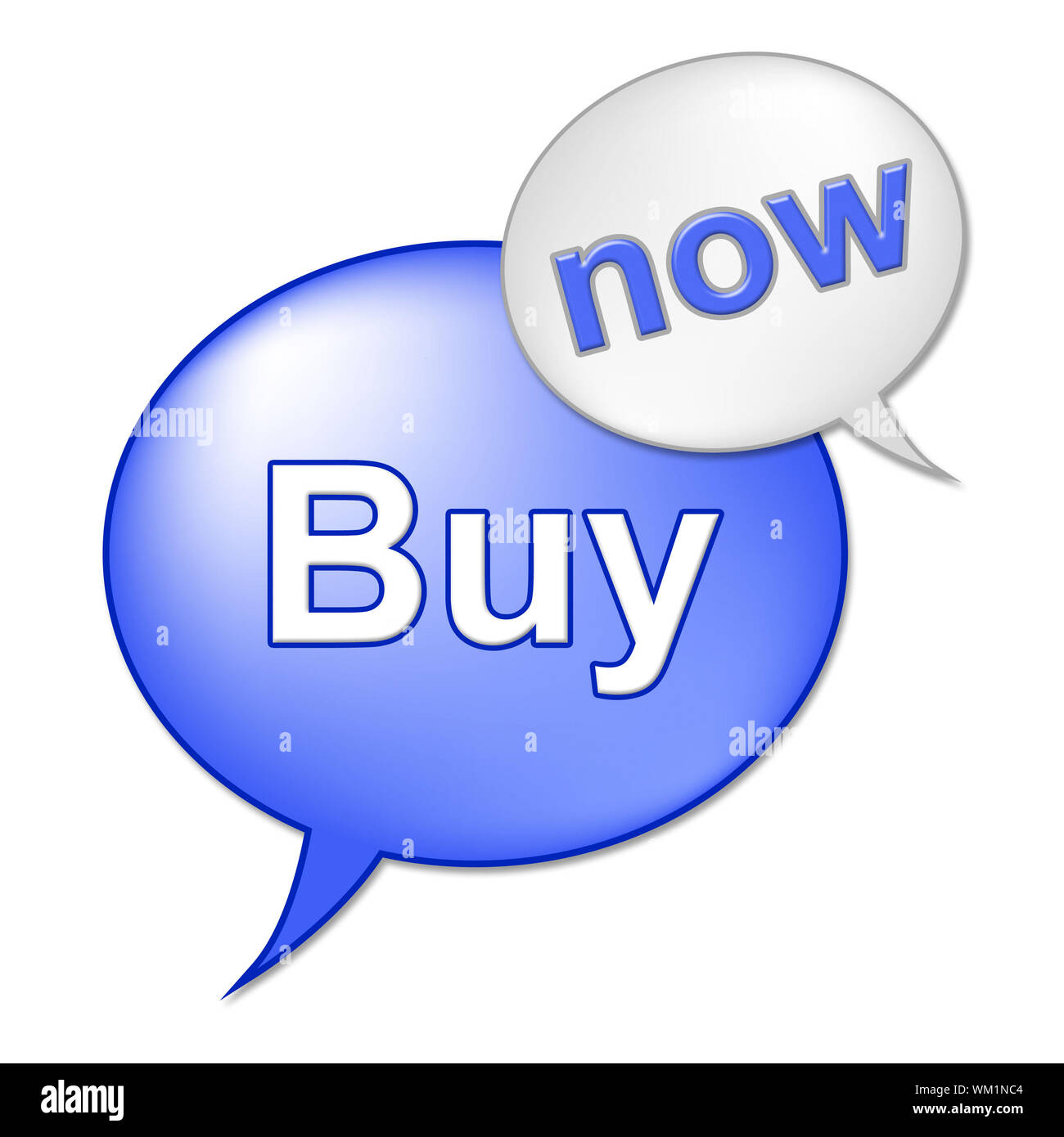 Buy Now Sign Meaning At The Moment And Buying Stock Photo