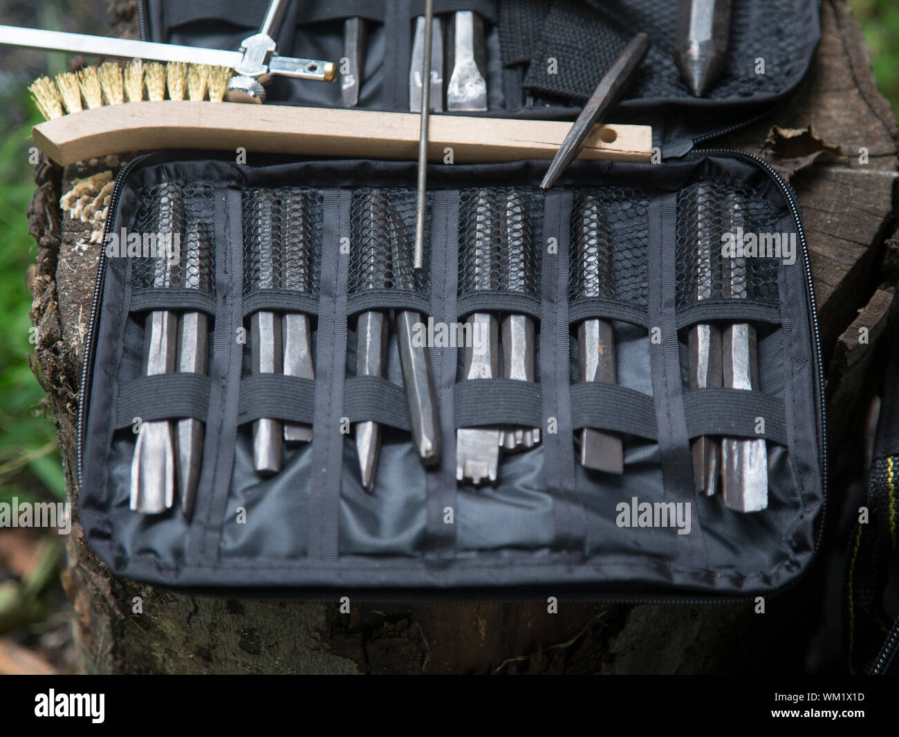 Blacksmith at the HopperGoetschius house in Upper Saddle River, New