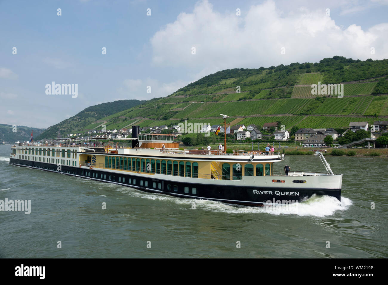 Cruise boat River Queen, River Rhine, Germany Stock Photo - Alamy
