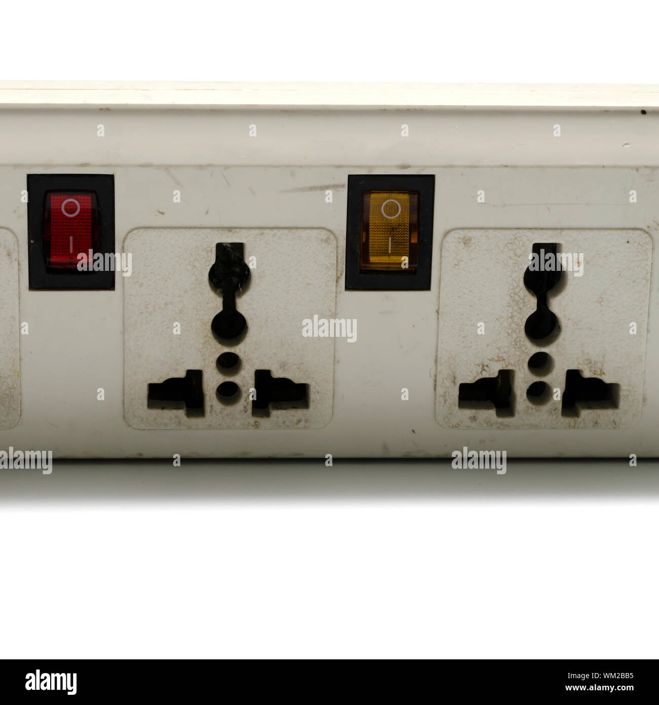 electric multiple socket outlet Stock Photo Alamy