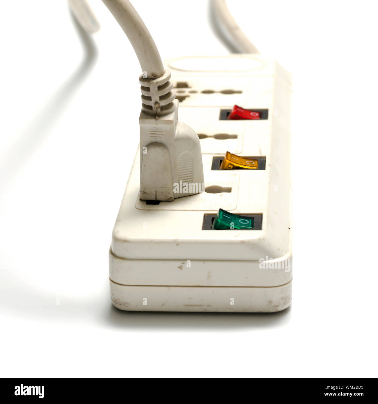 electric multiple socket outlet Stock Photo Alamy