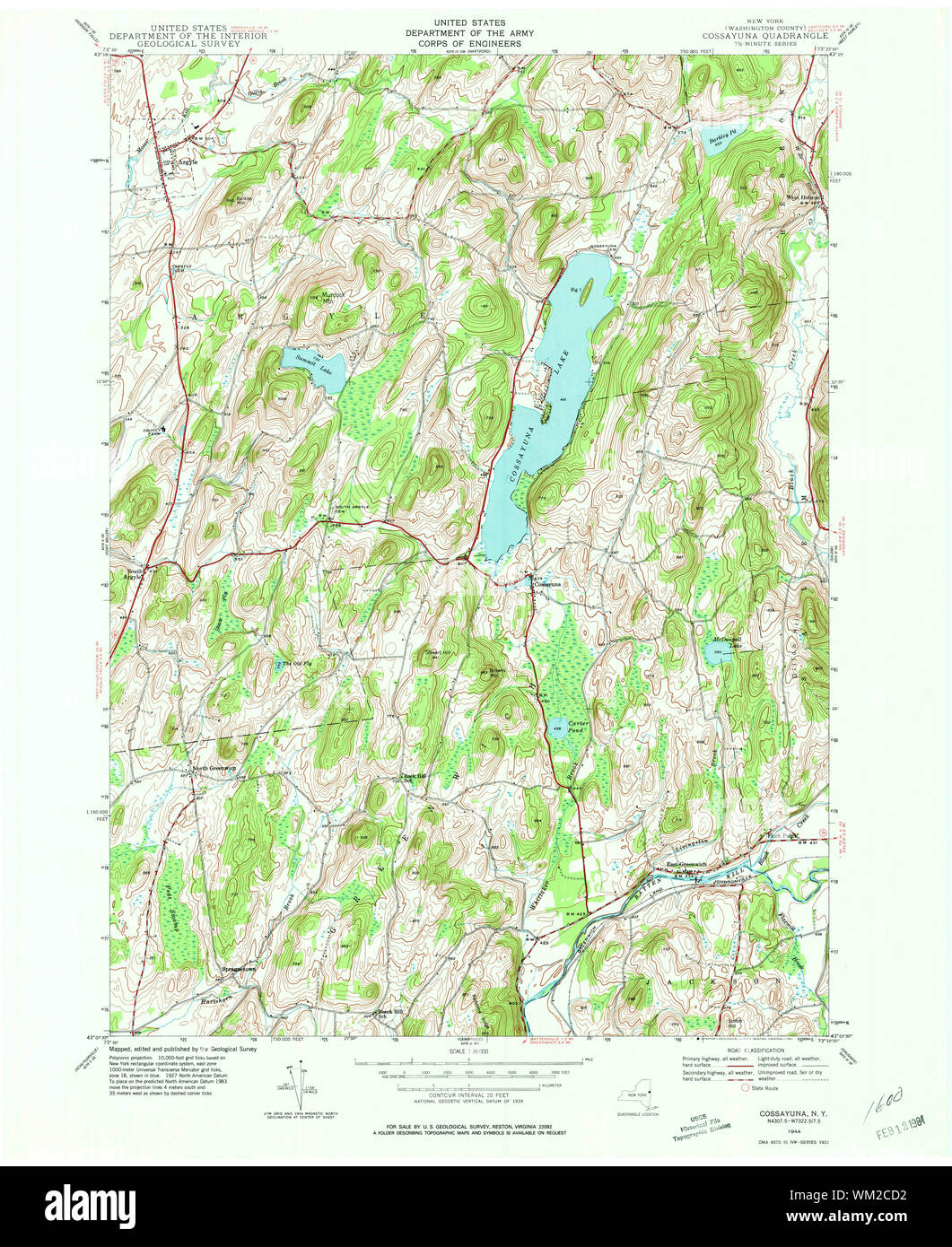 New York NY Cossayuna 137722 1944 24000 Restoration Stock Photo Alamy