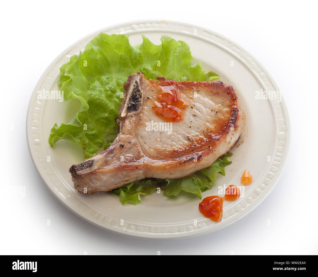 Fried pork cutlet Stock Photo - Alamy