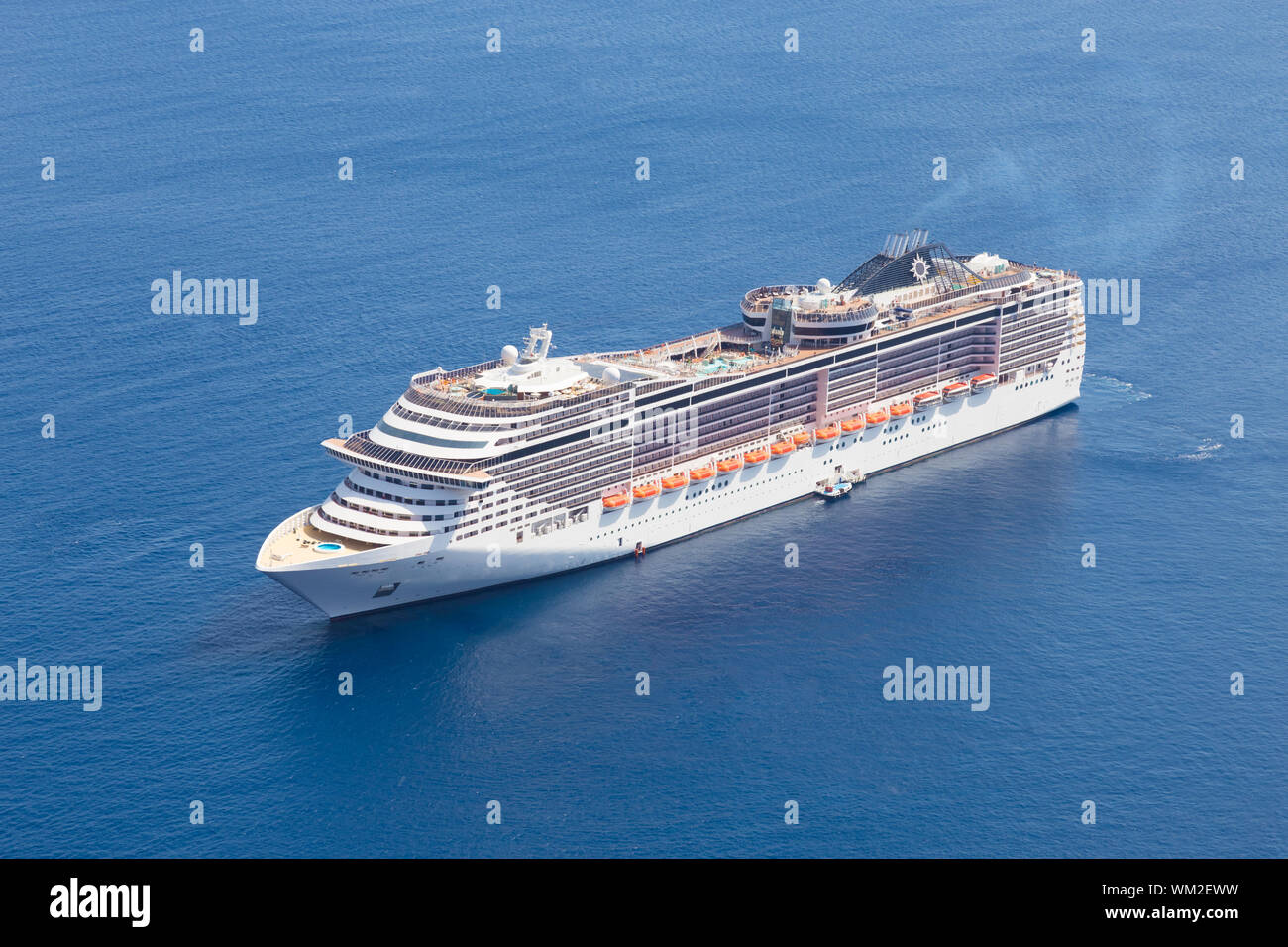 Luxury cruise ship. Stock Photo