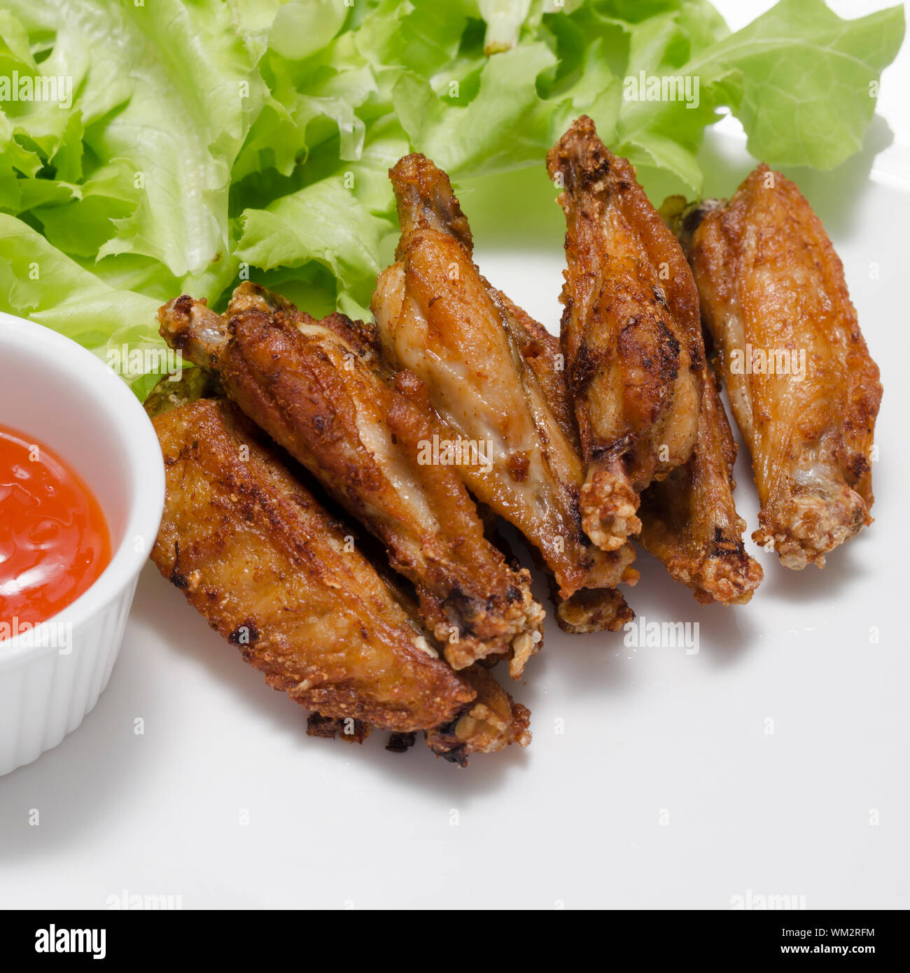 Fast food deep fried breaded chicken strips hires stock photography
