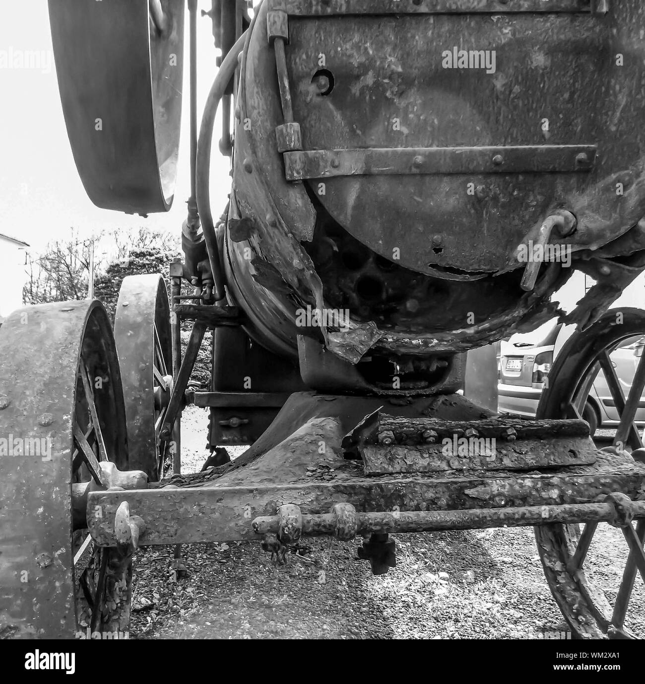 Tractor field Black and White Stock Photos & Images - Alamy