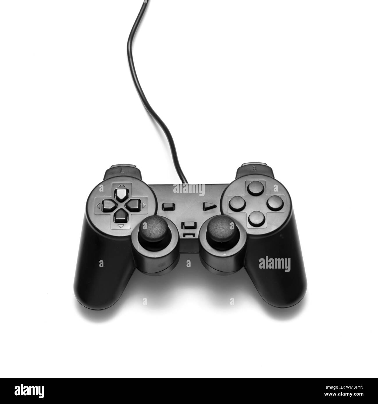 Video game controller Black and White Stock Photos & Images - Alamy