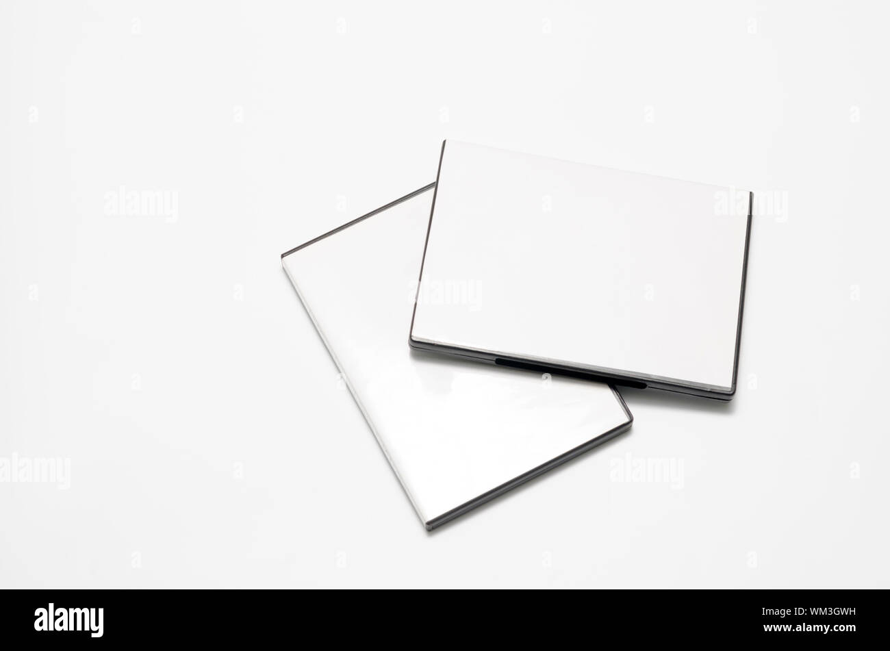 dvd case on a white background Stock Photo - Alamy