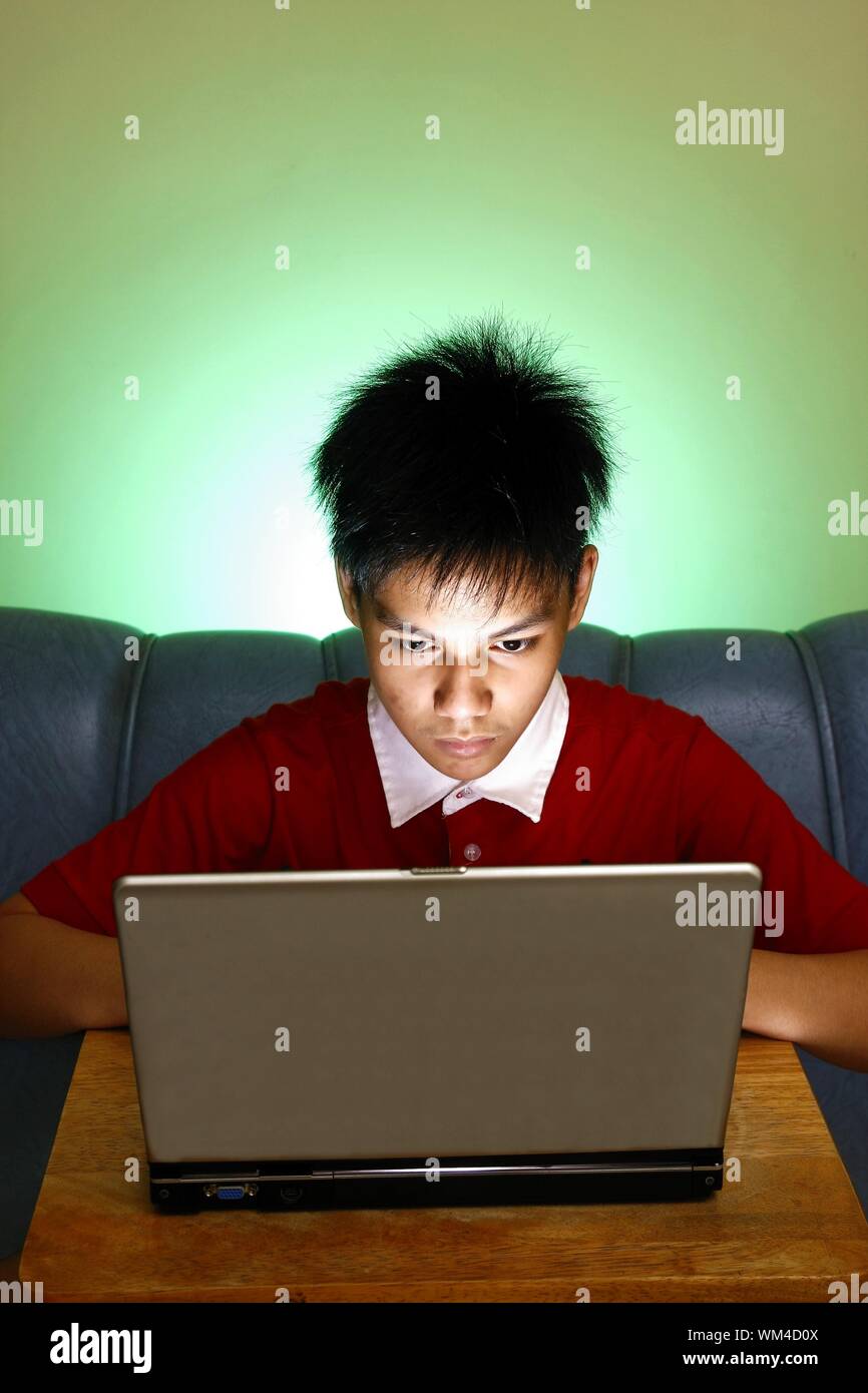 Boys teenage laptop hires stock photography and images Alamy